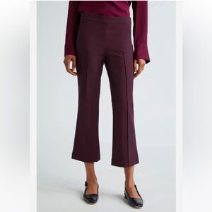 NWT VINCE mid rise pintuck crop flare pant